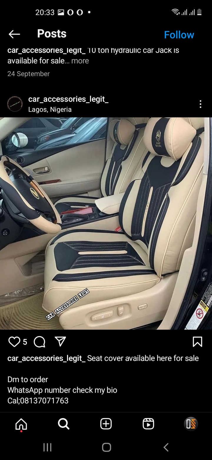 Exquisite interior design of my car